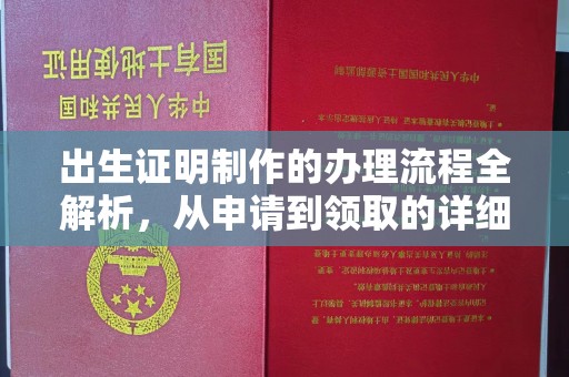 潢川出生证明制作的办理流程全解析，从申请到领取的详细指南