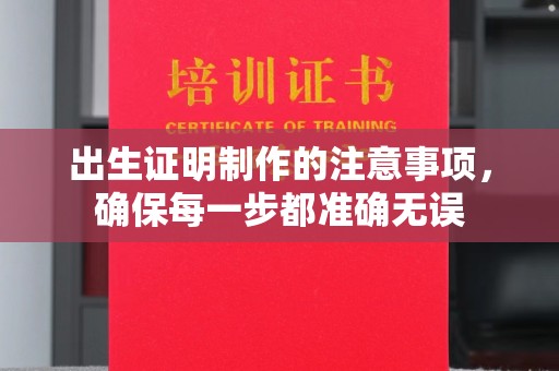 潢川出生证明制作的注意事项，确保每一步都准确无误